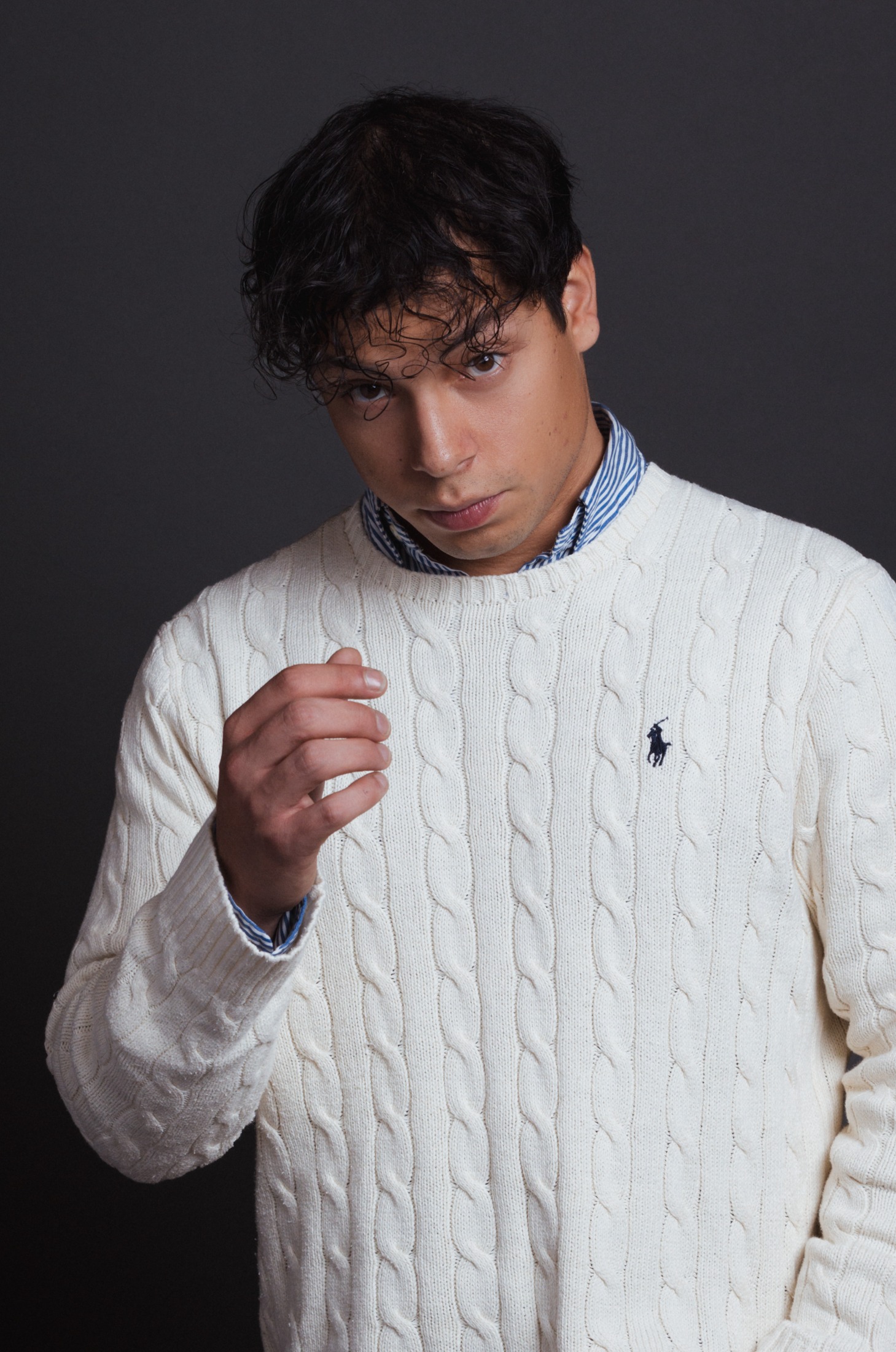 Portret van acteur Miguel Angel van 't Hoff